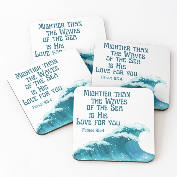 Item preview, Psalm 93:4 in blue designed and sold by Lilaclown.