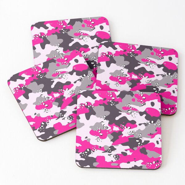 Item preview, NEON PINK Camo Woodland Arctic Style Pink Camo Texture - Repeating Tiled Pink Camouflage Digital Digital Paper designed and sold by ChattanoogaTee.