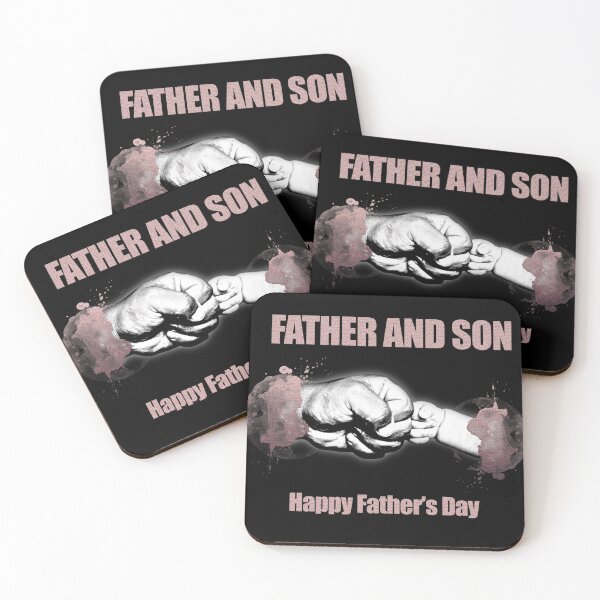 Item preview, Father and Son happy Humor funny meme designed and sold by DesignerFollow.