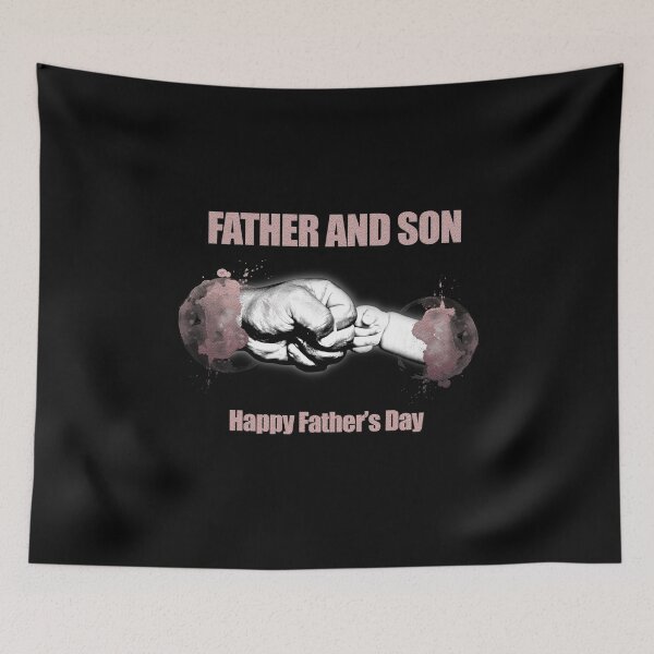 Item preview, Father and Son happy Humor funny meme designed and sold by DesignerFollow.