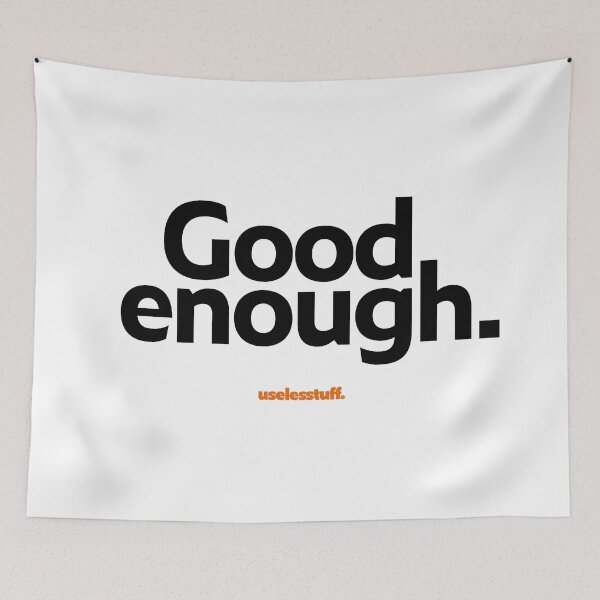 Item preview, 16227-04-BLT – Good Enough – Modest (Black) designed and sold by Uselesstuff.