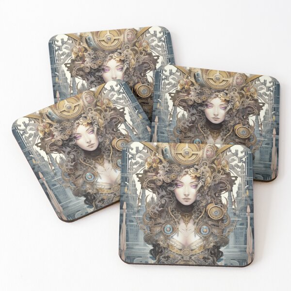 Item preview, Steampunk Queen Gears and Ornate Fantasy designed and sold by ArtfulImprints.