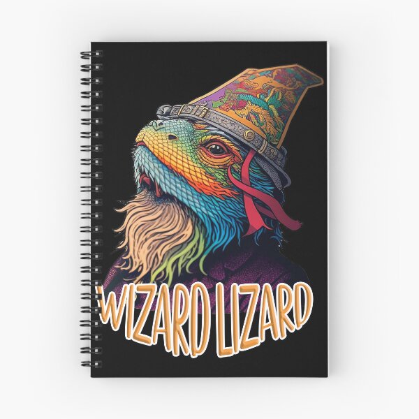 Item preview, Wizard Lizard: Bearded Dragon Beardie Magician designed and sold by Bug & Brush.