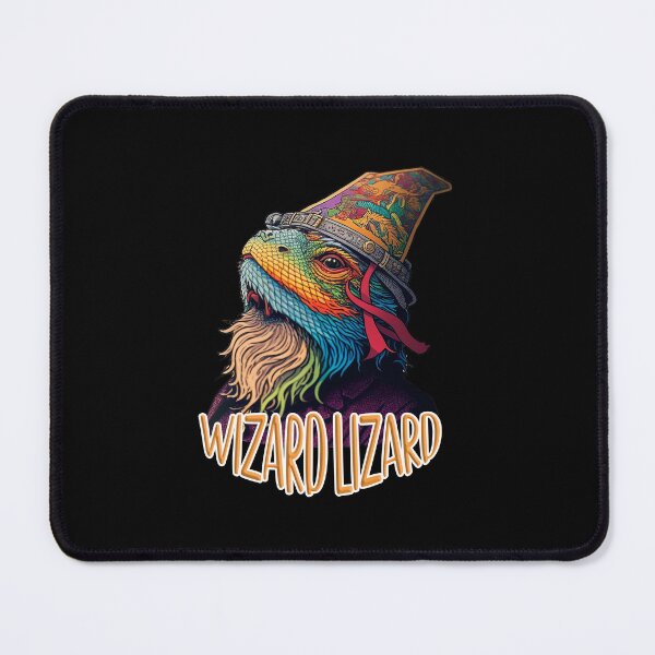 Item preview, Wizard Lizard: Bearded Dragon Beardie Magician designed and sold by Bug & Brush.