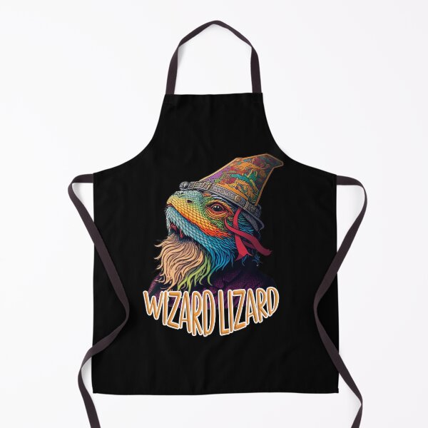 Item preview, Wizard Lizard: Bearded Dragon Beardie Magician designed and sold by Bug & Brush.