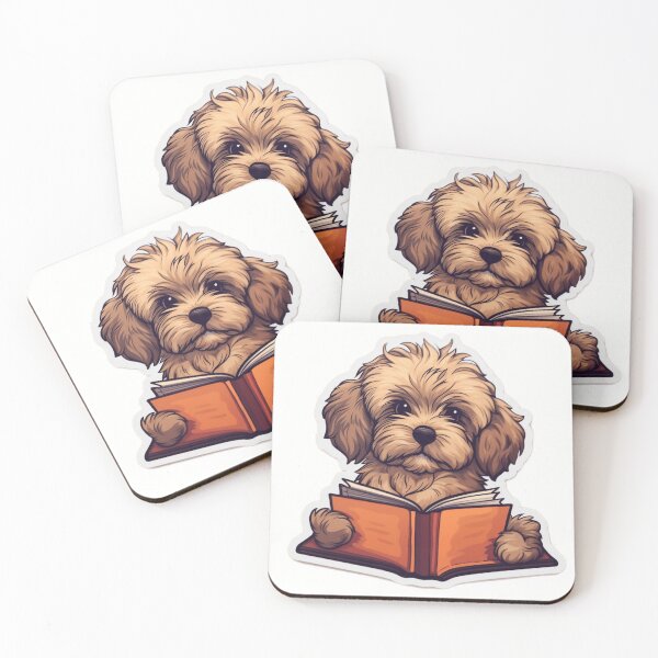 Item preview, Puppy Love for Reading: A Cute Dog's and His Book designed and sold by PetPrintPalace.