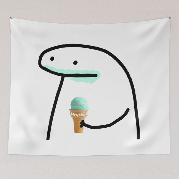 Item preview, Flork meme with ice cream designed and sold by Jeampierre007.