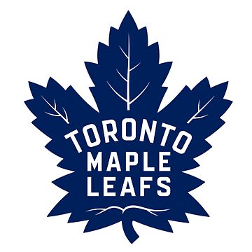 Toronto Maple Leafs Light Blue Leather Emblem – GL Canvas Print Art