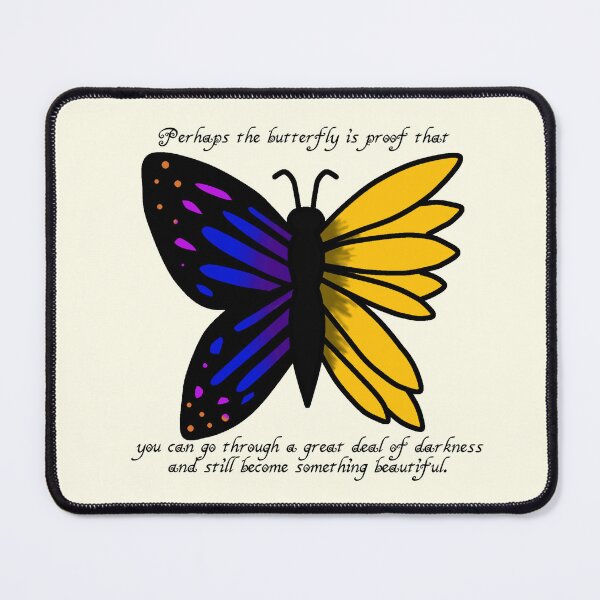 Item preview, Flower Butterfly w/ Quote designed and sold by EmAndKCreations.