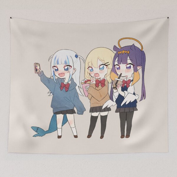 Item preview, Hololive English - Ame, Ina, Gura designed and sold by Montagu.