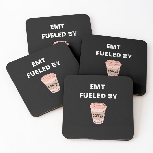 Item preview, Funny EMT Coffee fueled men women Retro Vintage designed and sold by Jeangel97.