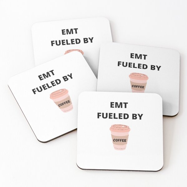 Item preview, Funny EMT Coffee fueled men women designed and sold by Jeangel97.