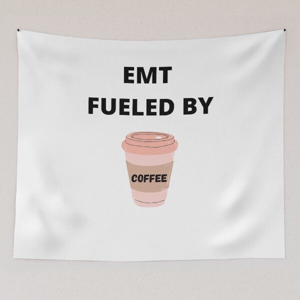 Item preview, Funny EMT Coffee fueled men women designed and sold by Jeangel97.