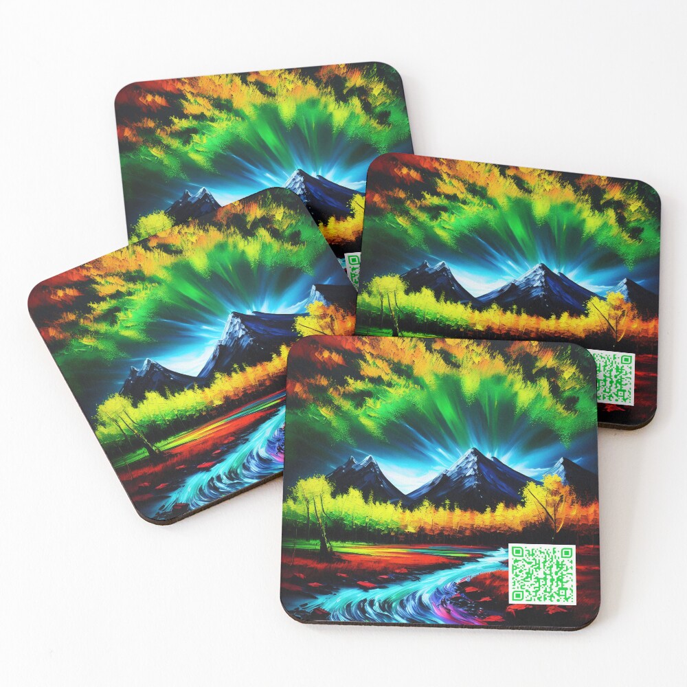 Item preview, Coasters (Set of 4) designed and sold by ArfulIntells.