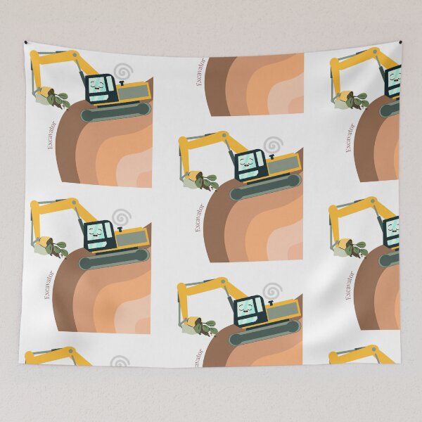 Item preview, small excavator digging designed and sold by Kaewtaming.