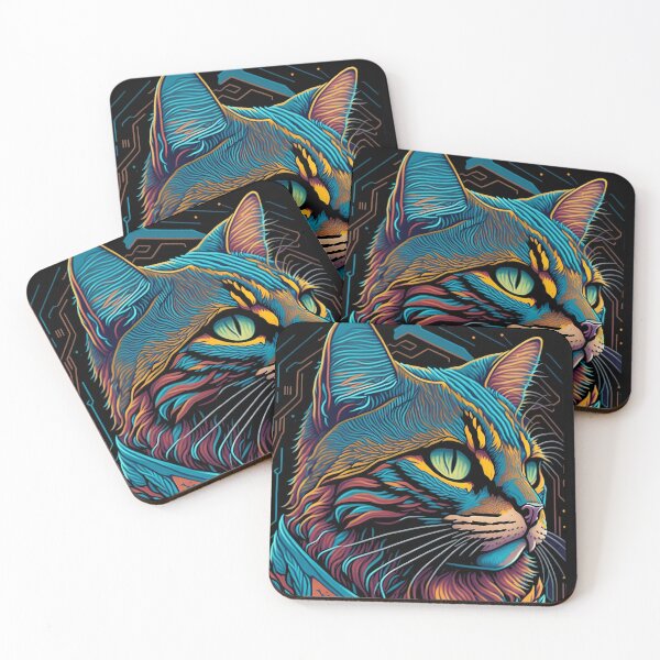 Item preview, Vibrant Cat Graffiti Illustration | Colorful and Detailed Artwork designed and sold by WFTan.