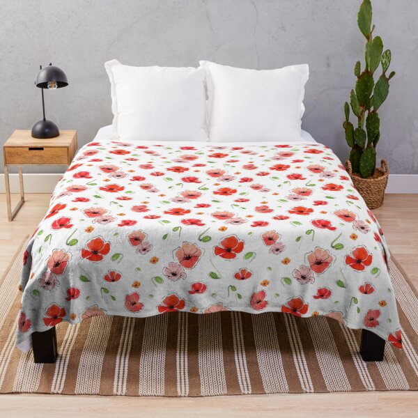 Item preview, Tender Poppies - Summer Vibes - Hand Painted Seamless Pattern designed and sold by DinkyBeavers.
