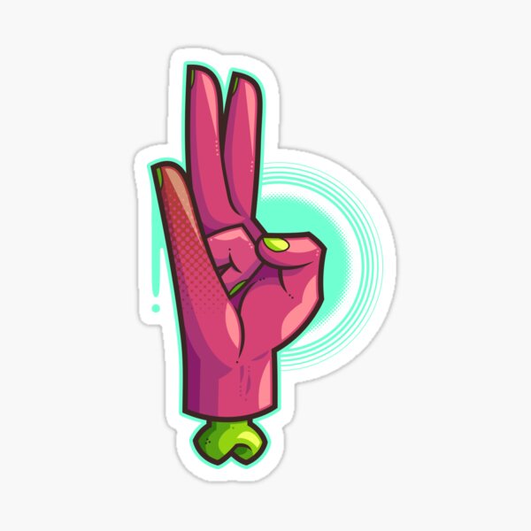 Donut Fingers Sticker The Shocker Sticker Meme Sticker - Temu