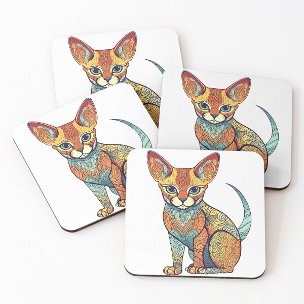 Item preview, - Hand-drawn Cat Artwork for Feline Lovers: Playful, Adorable & Whimsical Designs designed and sold by DooodleGod.