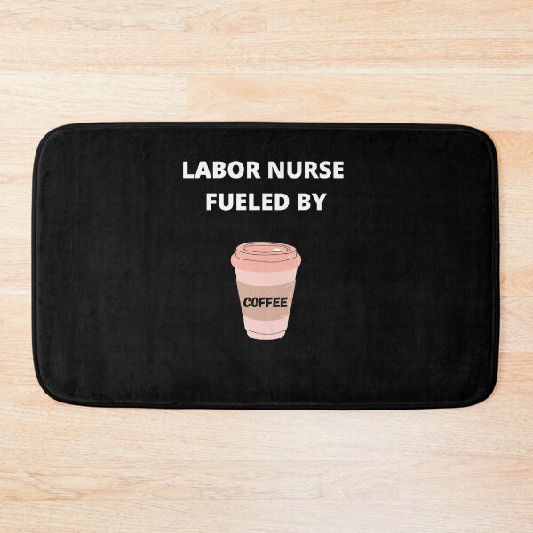Item preview, Cool labor nurse coffee fueled support men women designed and sold by Jeangel97.