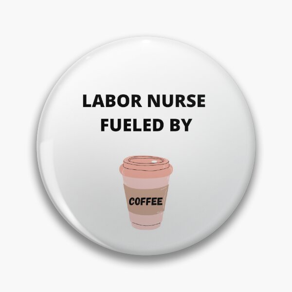Item preview, Cool labor nurse coffee fueled support men women designed and sold by Jeangel97.