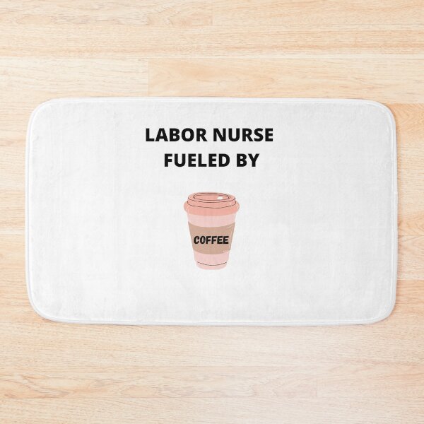 Item preview, Cool labor nurse coffee fueled support men women designed and sold by Jeangel97.