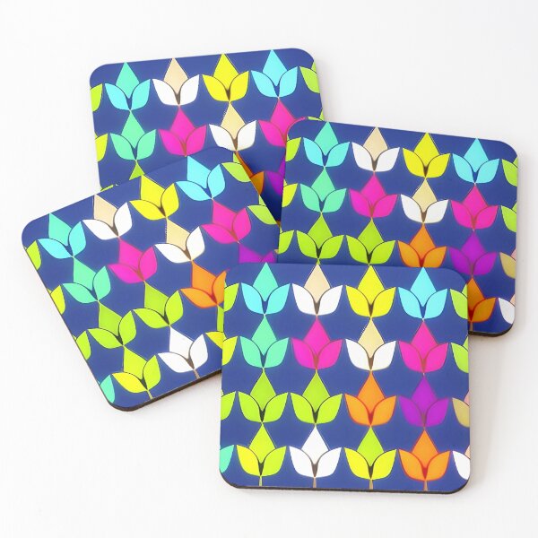 Item preview, Pattern Colored tulips design designed and sold by varodesign.