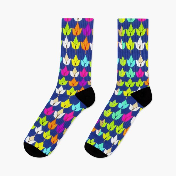 Item preview, Pattern Colored tulips design designed and sold by varodesign.
