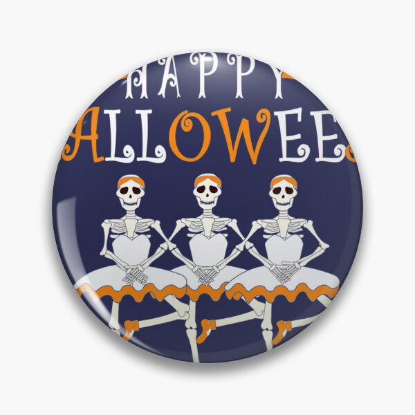 Item preview, Happy Halloween Skeleton Ballerina Ballet Dancer Funny 	 	 designed and sold by azbdlzbmuaq13.