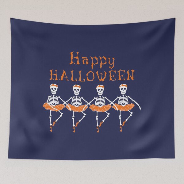 Item preview, Happy Halloween Skeleton Dancing Ballet Funny Halloween 	 	 designed and sold by azbdlzbmuaq13.