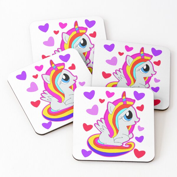 Item preview, Colourful unicorn love unicorn sticker designed and sold by BarbariansZech.