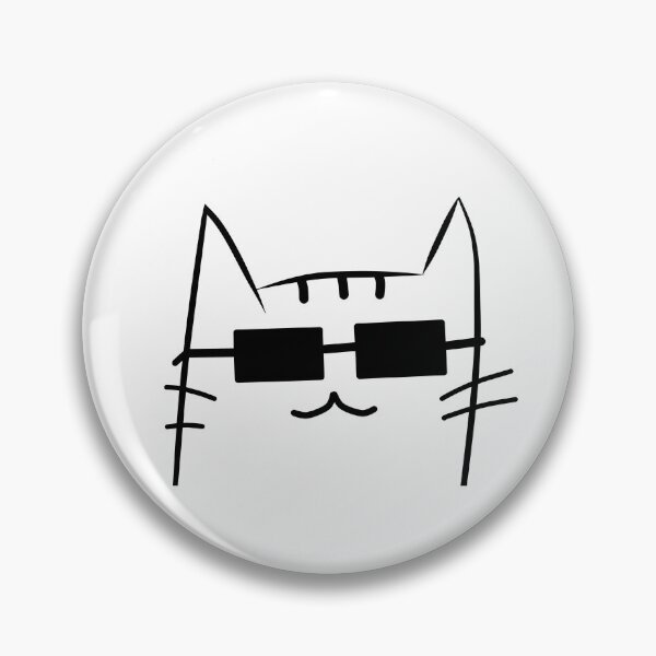 Item preview, Cat With Sunglasses Doodle designed and sold by GrazzysArts.