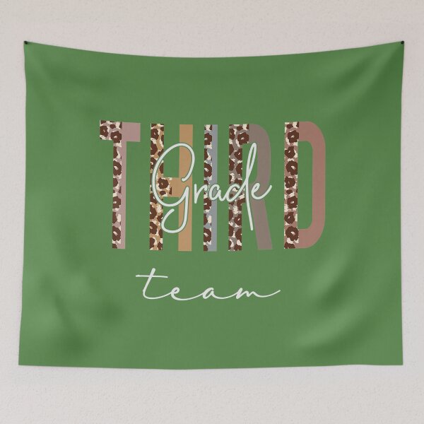 Item preview, Third Grade Team Hello Back To School Appreciation Leopard  	 designed and sold by kxkoajjmva17.