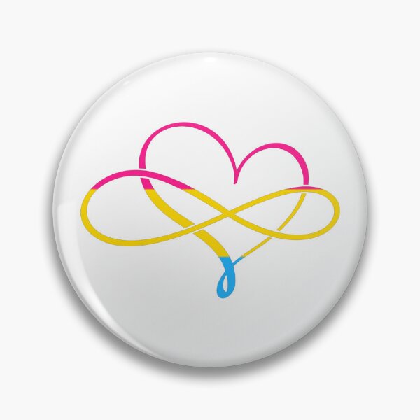Item preview, Polyamory Heart Pansexual Flag designed and sold by MyGayHeart.