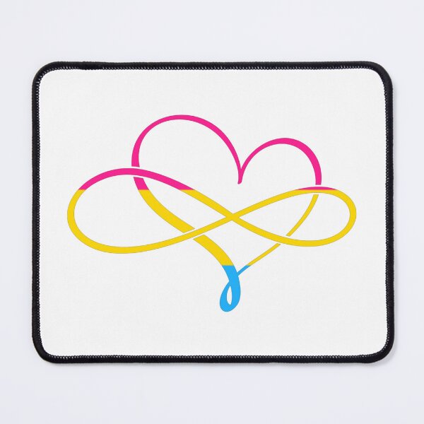 Item preview, Polyamory Heart Pansexual Flag designed and sold by MyGayHeart.