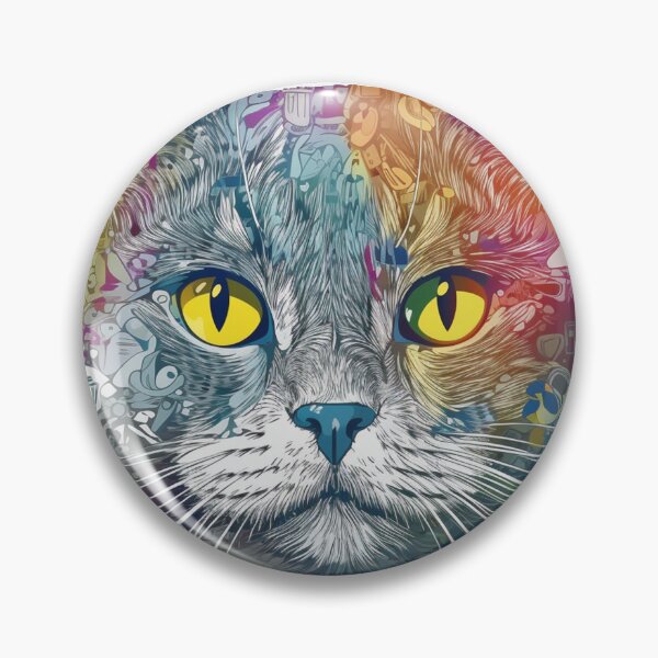 Item preview, FurCollage: Artistic American Shorthair Cat Design with Multiple Elements, Perfect for Feline Art Lovers. designed and sold by DooodleGod.