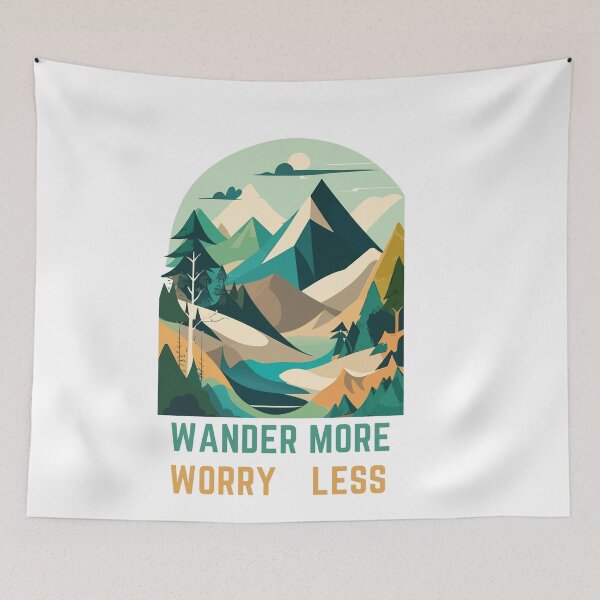 Item preview, Wander More Worry Less designed and sold by Hamza Mrizak.