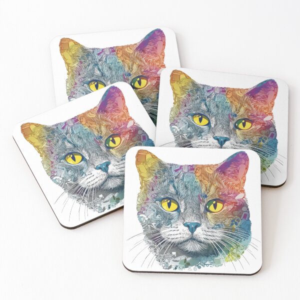 Item preview, FurCollage: Artistic American Shorthair Cat Design with Multiple Elements, Perfect for Feline Art Lovers. designed and sold by DooodleGod.