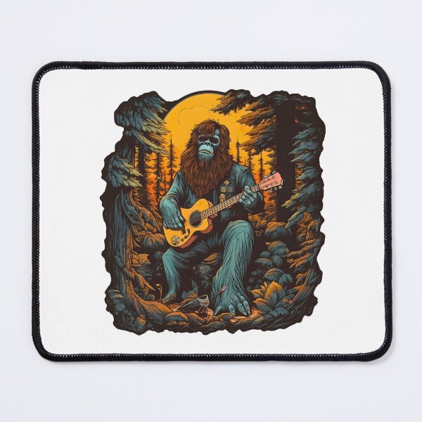 Item preview, Bigfoot Playing The Guitar - Are You A Bigfoot Believe? designed and sold by AlanPhotoArt.