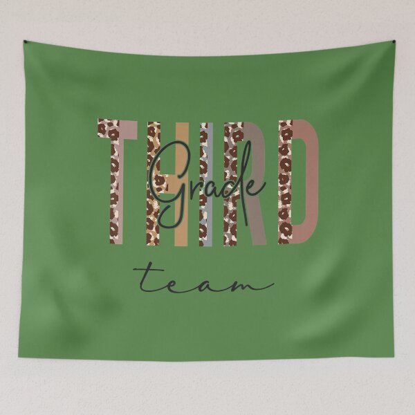 Item preview, Third Grade Team Hello Back To School Appreciation Leopard  	 designed and sold by kxkoajjmva17.