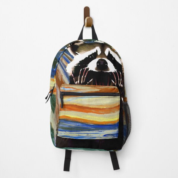 Item preview, Edvard Munch The Scream Raccoon 1983 designed and sold by Hiddenverse.