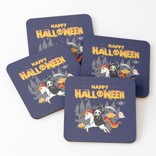 Item preview, Happy Halloween Skeleton Unicorn Designs 	 	 designed and sold by azbdlzbmuaq13.