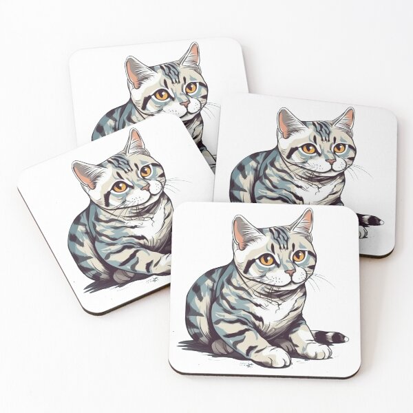 Item preview, American Shorthair Pet Portrait Art - Perfect for Any Shorthair designed and sold by DooodleGod.