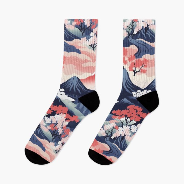 Item preview, Serene Beauty of Japan, Japanese Pattern, Traditional Painting Artwork | Nihonga style designed and sold by KameliaStudio.