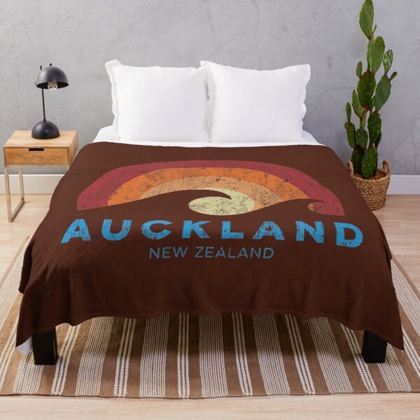 Item preview, Auckland New Zealand Retro Surf Beach Vibe Tee designed and sold by daoykiluhb42.