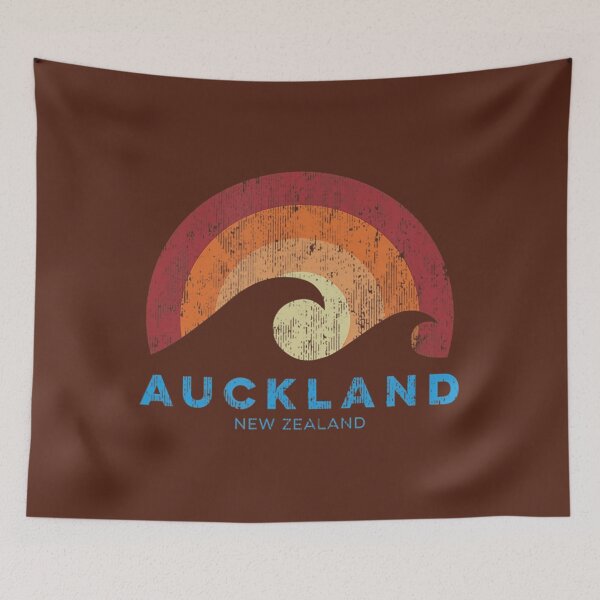 Item preview, Auckland New Zealand Retro Surf Beach Vibe Tee	 designed and sold by daoykiluhb42.