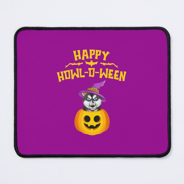 Item preview, Happy Howloween Siberian Husky Dog Funny Halloween Dog designed and sold by mplaqasdn78.