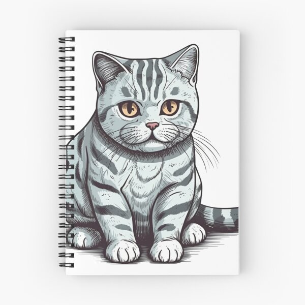 Item preview, American Shorthair Cartoon Tee: Funny Feline Design for Playful, Humorous Cat designed and sold by DooodleGod.