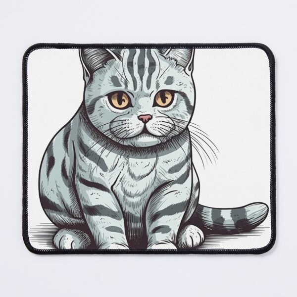 Item preview, American Shorthair Cartoon Tee: Funny Feline Design for Playful, Humorous Cat designed and sold by DooodleGod.
