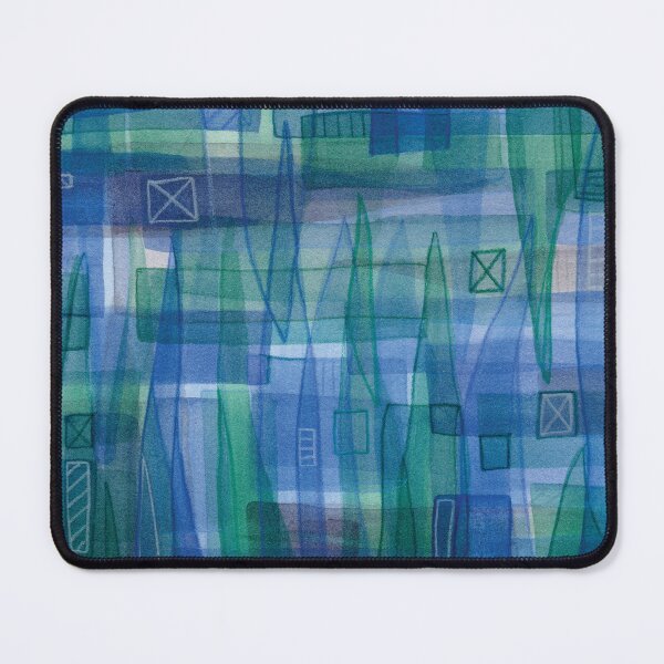 Item preview, Complex Abstraction in Blue designed and sold by Alexandria Levin.